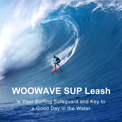 WOOWAVE Paddle Board enrollada con correa su solución de seguridad definitiva para lagos ríos