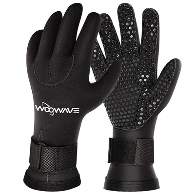 Neoprene a medida impermeable 3MM de cinco dedos Deportes acuáticos Buceo Guantes de canoa