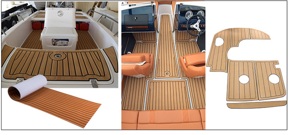 WOOWAVE diseño personalizado piso de barco EVA coaming almohadillas de refuerzo 2400mm * 120mm / personalizado