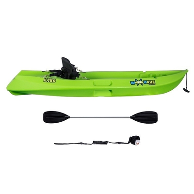 Diseño 1.8m LLDPE Canoa de kayak Sentarse en la parte superior del barco de kayak para niños Paquete Tamaño 181 * 71 * 24cm