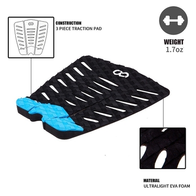 Pad de cubierta de surf de espuma de EVA personalizado para lagos ríos WOOWAVE Pad de tracción de tabla de rodilla