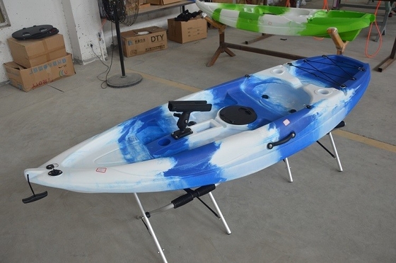 Pesca profesional 2.2M Blue Sit On Top Kayak con pedal y capacidad de carga de 60kg/132lbs