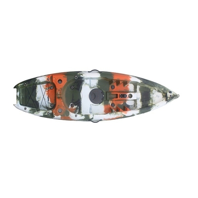 Pesca profesional 2.2M Blue Sit On Top Kayak con pedal y capacidad de carga de 60kg/132lbs
