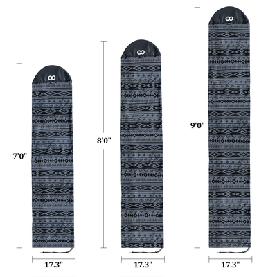 7' 8' 9' Wakesurf Ocasión Woowave Surfboard Sock Cover Diseño personalizado