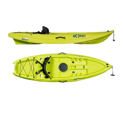 No Inflatable Drop Stitch Core River Pedal Kayak para 2 adultos Sentarse y pescar en la comodidad
