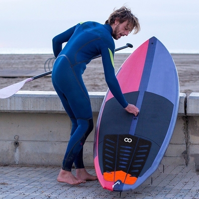 Pad de tracción de la tabla de surf de superficie brillante Material EVA y cubierta Pad de soporte de alfombra antideslizante