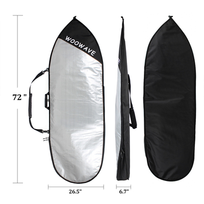 La cubierta de la bolsa de surf de aguas oceánicas se ajusta a tablas de seis pies con aletas y las mantiene seguras