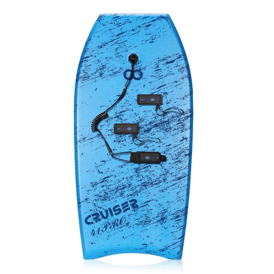 Bodyboard azul XPE con correa para una experiencia épica de surf de Woowave