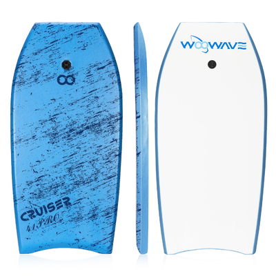 Bodyboard azul XPE con correa para una experiencia épica de surf de Woowave
