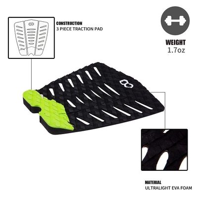 Pad de tracción de tablero de surf de espuma EVA personalizado en color Pantone Woowave 3m Pads de rodilla de cubierta