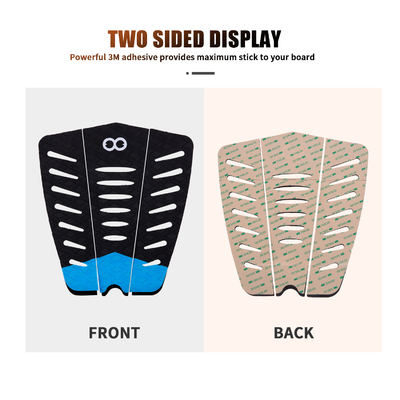 Aplicable Personas tablas de surf unisex 3PCS EVA Surf Grip Pad de cubierta Pad de tracción Surf