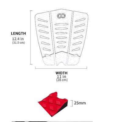 almohadillas de tracción de EVA para tablas de surf en color Pantone personalizado para mayor agarre