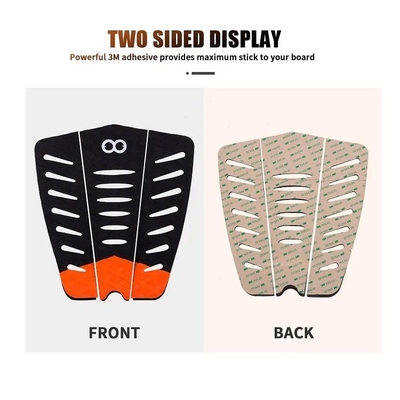 WOOWAVE Knee Board Decking Surfboard Tail Pad con adhesivo doméstico y espuma de EVA