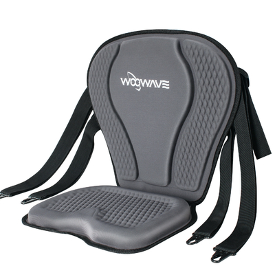 Bolso pequeño incluido Tipo negro más grueso asiento de kayak para barco de pesca 20.2*18.6x2.9 pulgadas