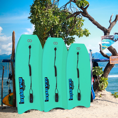 Bodyboard profesional de surf con color personalizado y logotipo de tablero de espesor de 2,20 pulgadas