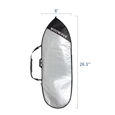 Bolso de viaje de estilo de tabla de surf engrosado en un lado para tabla larga SUP Awakesurf Bodyboard