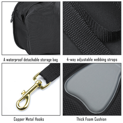 Neoprene 600D Políester asiento de kayak para WOOWAVE asiento de barco para marinos Aplicable a personas hombres