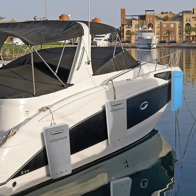 20' EVA personalizado Flat Port Fender de goma marina para lagos Ríos Accesorios de cuerda de nylon