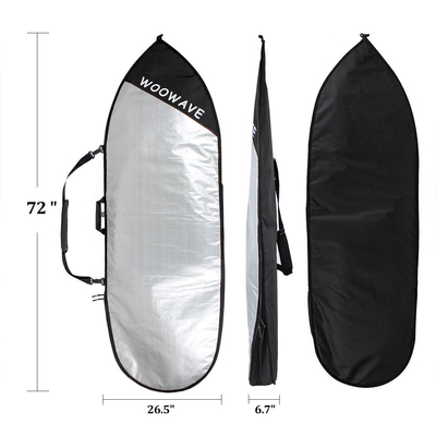 Durable Woowave personalizado Longboard SUP Bolso de cubierta Bolso de carga con 1,51kg de peso ligero