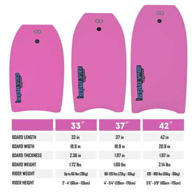 Bodyboard profesional de surf de 37 pulgadas con equipo y accesorios de surf personalizados