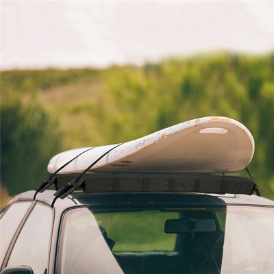 Estantes universales blandos y largos de canoa para kayaks y tablas de surf Tipo de logotipo de etiqueta tejida o etiqueta de PVC
