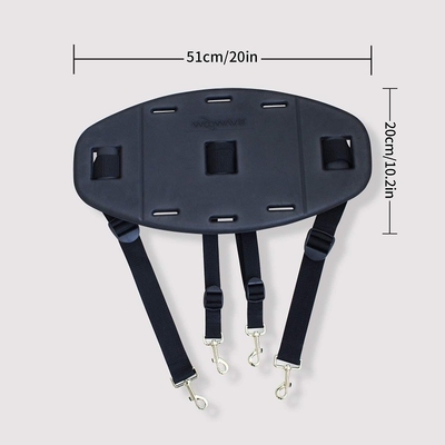 Actualice su equipo de canoa con nuestro respaldo de EVA negro asiento de kayak y diseño acolchado