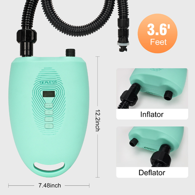16PSI de alta presión de doble etapa de inflación Paddle Pump para botes iSUP Kayak Yoga Ball