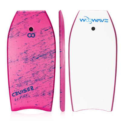 41 pulgadas niños Natación tabla de surf de cuerpo rosa tabla de cuerpo con correa EPS XPE material HDPE