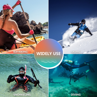 Guantes térmicos de surf de 5 dedos de 3 mm de neoprene antideslizante para buceo y pesca con lanza