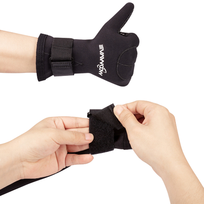 Guantes térmicos de surf de 5 dedos de 3 mm de neoprene antideslizante para buceo y pesca con lanza