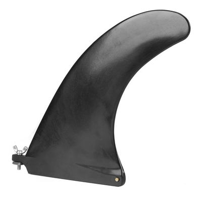 10 pulgadas negro SUP de sola aleta central aumenta la maniobrabilidad en el reemplazo de tabla de surf