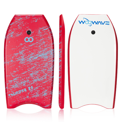 Bodyboard de surf de 36 pulgadas con correa y aletas hechas de EPS PP PE espuma HDPE
