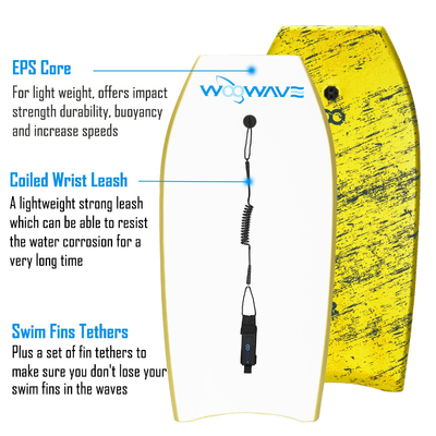 Tablas de surf para adultos Peso de 1.62 libras espesor de 1.96 pulgadas diseño personalizado