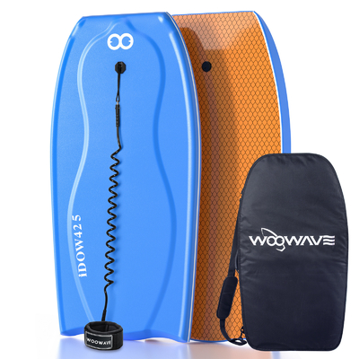 Bodyboard de surf ligero con correa de surf 22.5 pulgadas de ancho 3.95 libras de peso