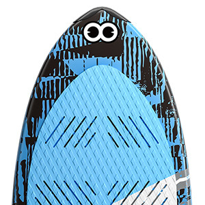 Tabla de surf de fibra de carbono de 49' para lagos ríos 125.5*52cm Incluye aletas Mejor vendedor