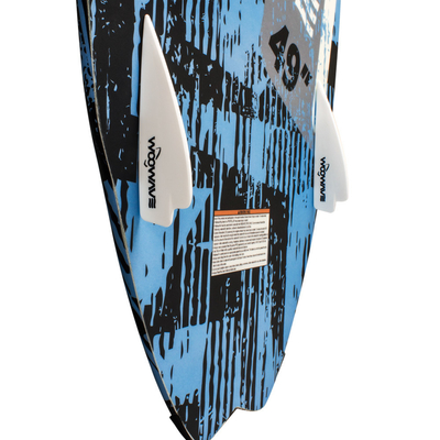 Tabla de surf de fibra de carbono de 49' para lagos ríos 125.5*52cm Incluye aletas Mejor vendedor