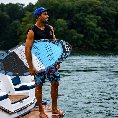 49' profesional Wakesurf de fibra de vidrio Stand Up Paddle Board para los entusiastas del surf