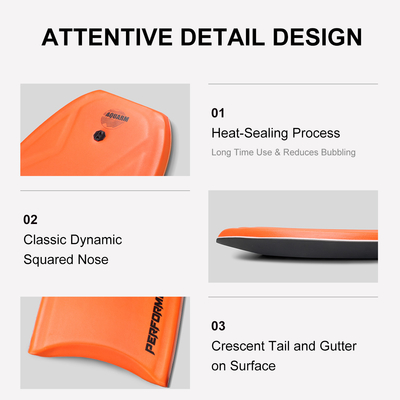 Bodyboard masculino de 42,5 pulgadas con PE Core para surf profesional